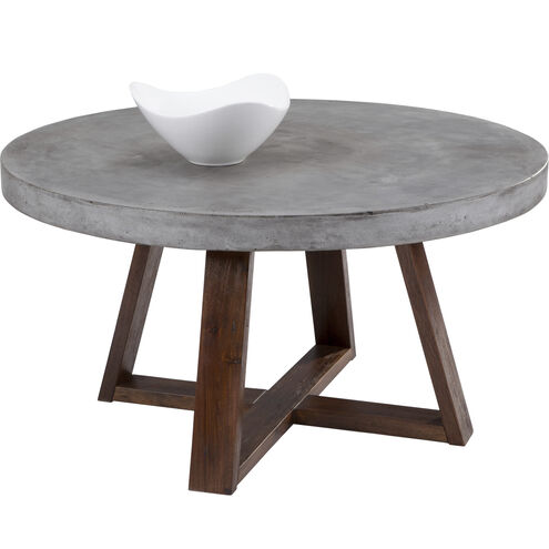 Devons 36 X 19 inch Grey / Medium Brown Coffee Table